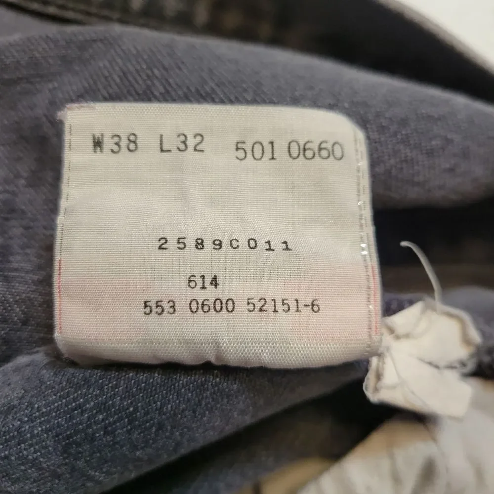Levi's 501 Vintage Y2K Classic Men's Jeans Faded Black